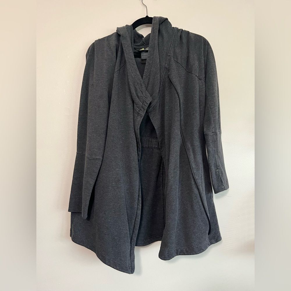 The North Face Women's Draped Open-Front Hooded Cardigan Jacket Size XL